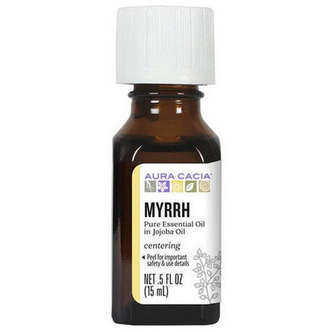 Aura Cacia, Precious Essentials Oil, Myrrh Jojoba, 0.5 Oz Aura Cacia