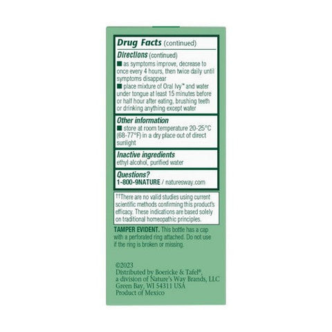 Boericke & Tafel, Oral Ivy Drops, 1 Oz Boericke & Tafel