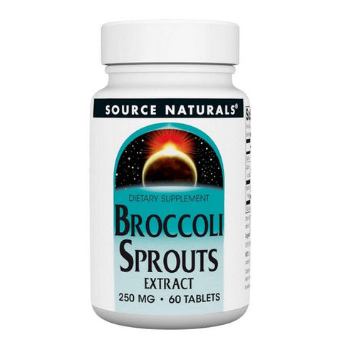 Source Naturals, Broccoli Sprouts Extract, 250 Mg, 60 Tabs Source Naturals