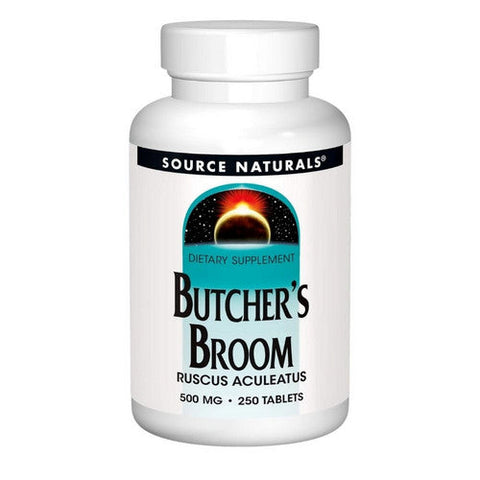 Source Naturals, Butcher's Broom, 500 MG, 250 Tabs Source Naturals