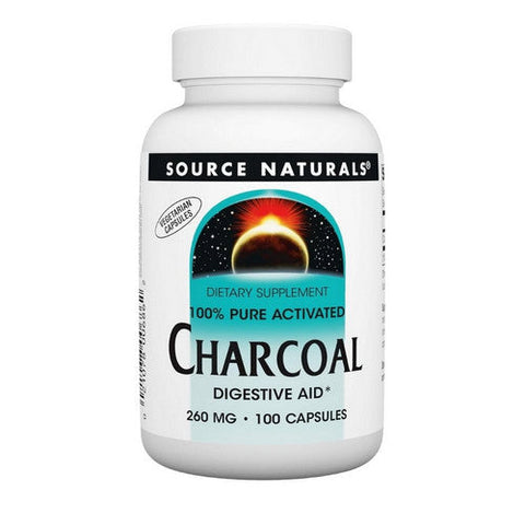 Source Naturals, Charcoal, 260 MG, 100 Caps Source Naturals