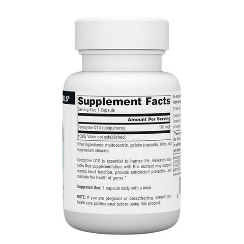 Source Naturals, Coenzyme Q10, 100 mg, 30 Caps Source Naturals