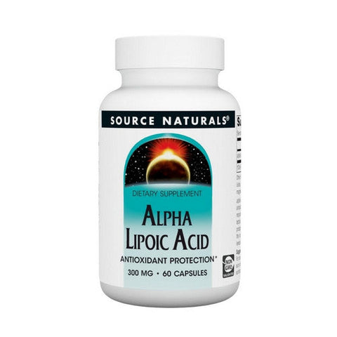 Source Naturals, Alpha Lipoic Caps, 300 mg, 60 Caps Source Naturals