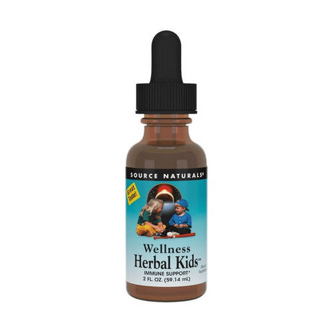 Source Naturals, Wellness Herbal Kids Liquid, 2 oz Source Naturals