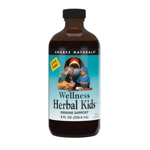 Source Naturals, Wellness Herbal Kids Liquid, 8 oz Source Naturals