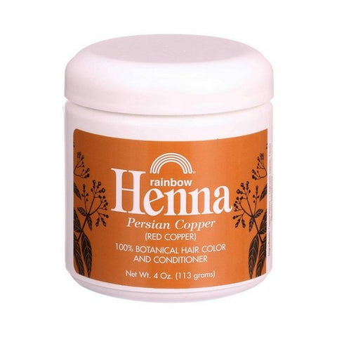 Rainbow Research, Henna Hair Color And Conditioner Copper Red Copper, 4 Oz Rainbow Research