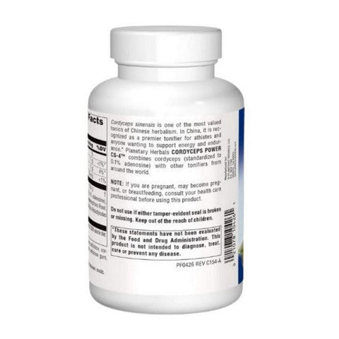 Planetary Herbals, Cordyceps Power Cs-4, 120 Tabs Planetary Herbals