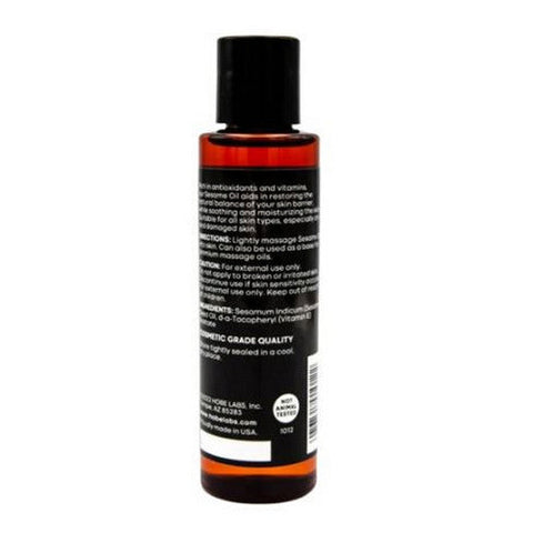 Hobe Labs, Sesame Oil, 4 oz Hobe Labs
