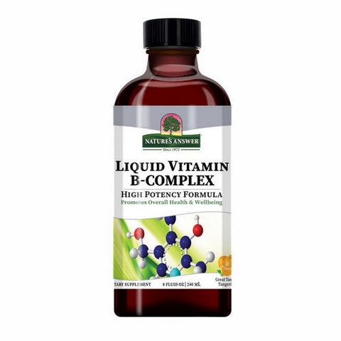 Nature's Answer, Liquid Vitamin B-Complex Tangerine, 8 Oz Nature's Answer