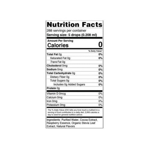 Sweetleaf Stevia, Sweet Drops Flavored Stevia Sweetener Chocolate Raspberry, CHOCOLATE RASPBERRY, 2 OZ Sweetleaf Stevia