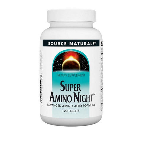 Source Naturals, Super Amino Night, 120 Tabs Source Naturals