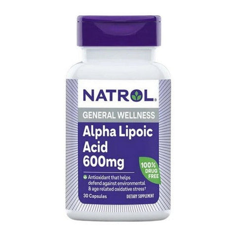 Natrol, Alpha Lipoic Acid, 600 mg, Count of 30 Natrol