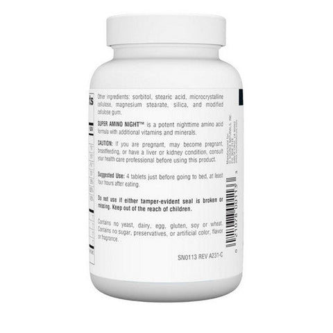 Source Naturals, Super Amino Night, 120 Tabs Source Naturals