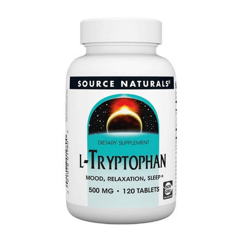 Source Naturals, L-Tryptophan, 500 MG, 120 Tabs Source Naturals