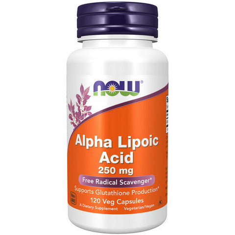 Now Foods, ALPHA LIPOIC ACID, 250 mg, 120 Caps Now Foods
