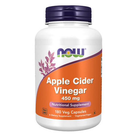 Now Foods, Apple Cider Vinegar, 450 mg, 180 Caps Now Foods