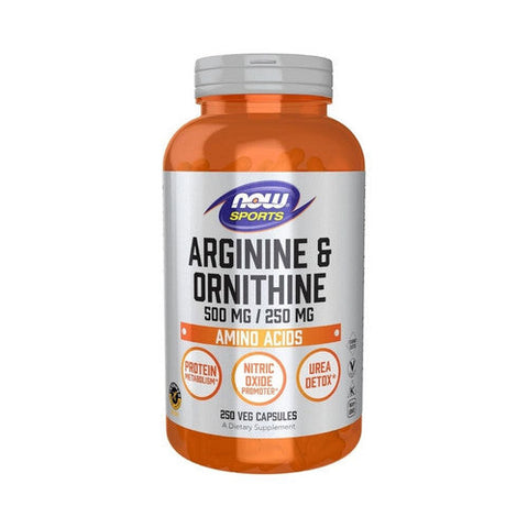 Now Foods, Arginine & Ornithine, 250 Caps Now Foods