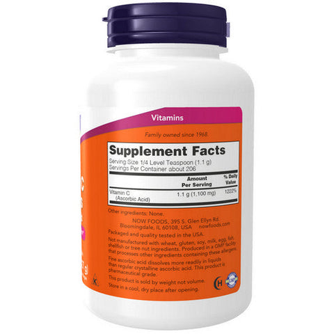 Now Foods, Vitamin C Crystals Powder, 8 OZ Now Foods