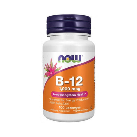 Now Foods, Vitamin B-12, 5,000 Mcg, 100 Lozenges Now Foods
