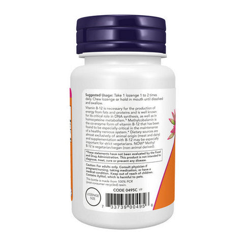 Now Foods, Methyl B-12, 1,000 Mcg, 100 Lozenges Now Foods