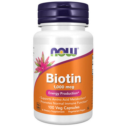 Now Foods, Biotin, 1000 mcg, 100 Caps Now Foods