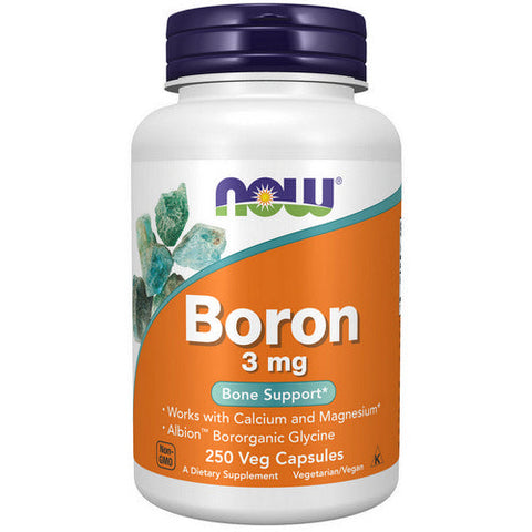 Now Foods, Boron, 3 mg, 250 Caps Now Foods