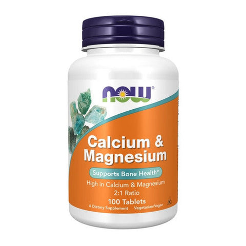 Now Foods, Calcium & Magnesium, 500/250 mg, 100 Tabs Now Foods