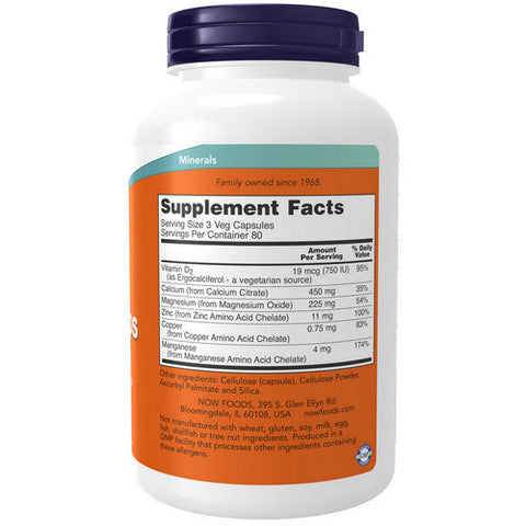 Now Foods, Calcium Citrate, 240 Veg Caps Now Foods