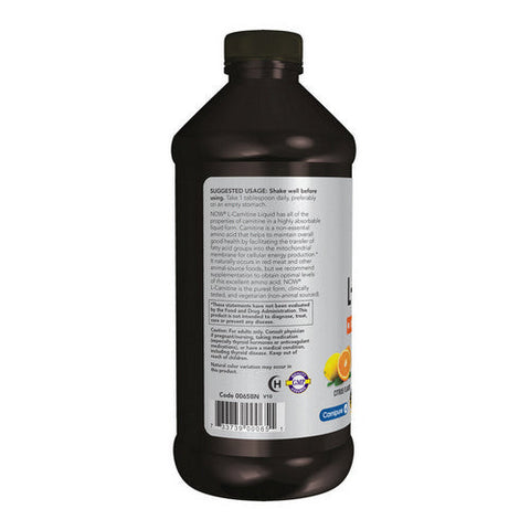 Now Foods, L-Carnitine-Liquid-Citrus, 1000 mg, 16 OZ Now Foods