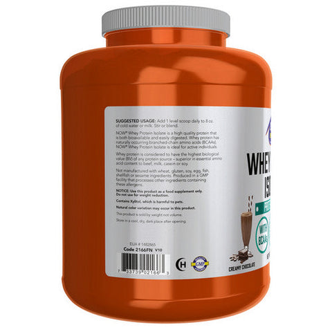Now Foods, Chocolate Whey Protein Isolate, 5 Lb Now Foods