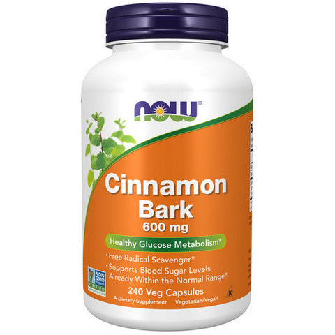 Now Foods, Cinnamon Bark, 600 mg, 240 Caps Now Foods