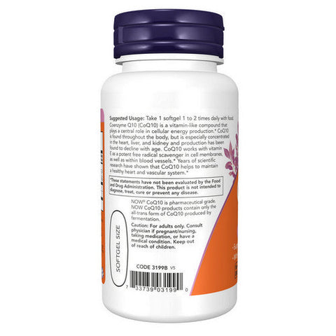 Now Foods, CoQ10, 400 mg, 30 Softgels Now Foods