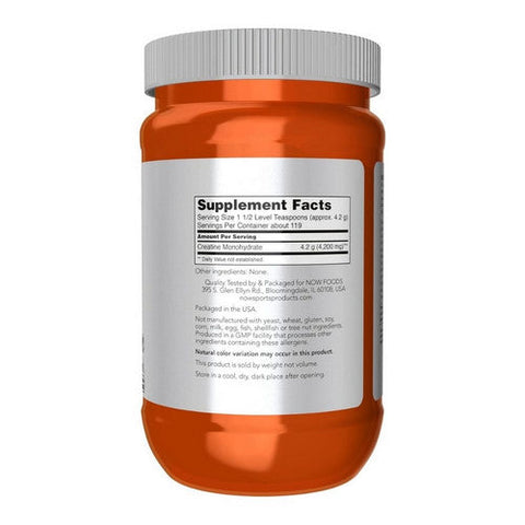 Now Foods, Creatine Monohydrate Micronized Powder, 1.1 Lbs Now Foods