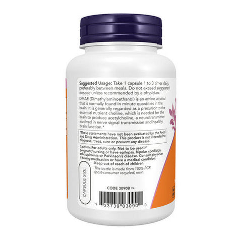 Now Foods, DMAE, 250 Mg, 100 Veg Caps Now Foods