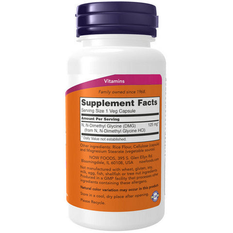 Now Foods, DMG, 125 mg, 100 Caps Now Foods