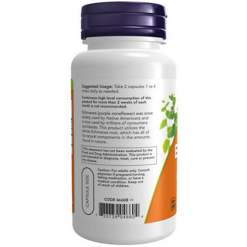 Now Foods, Echinacea, 400 Mg, 100 Veg Caps Now Foods