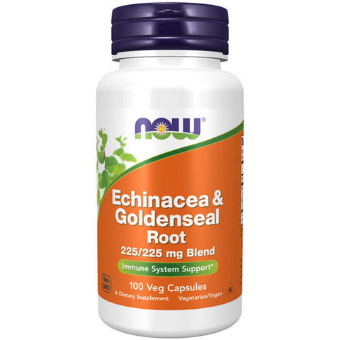 Now Foods, Echinacea & Goldenseal Root, 225 mg, 100 Caps Now Foods