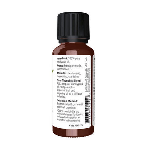 Now Foods, Eucalyptus Oil, 1 OZ Now Foods