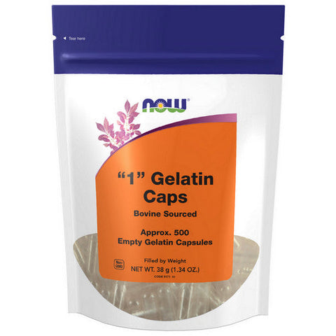 Now Foods, Gelatin Caps, 500 Caps, 1 Now Foods