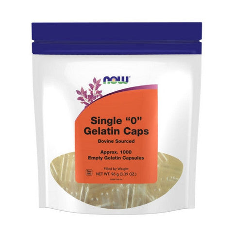Now Foods, Single "0" Gelatin Caps, 1000 Empty Caps Now Foods