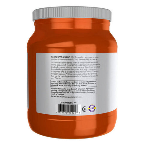 Now Foods, L-Glutamine Powder, POWDER, 1 Kg Now Foods
