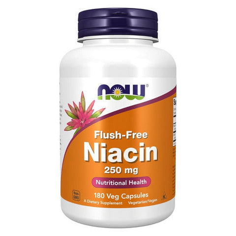 Now Foods, FlushNo ChangeFree Niacin, 250 Mg, 180 Caps Now Foods