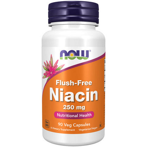 Now Foods, Flush-Free Niacin, 250 mg, 90 Caps Now Foods