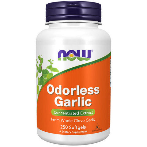 Now Foods, Odorless Garlic Original, 250 Sgels Now Foods