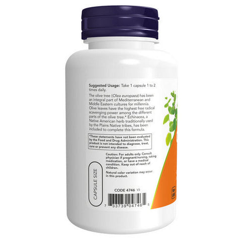 Now Foods, Olive Leaf Extract Extra Strength, 500mg 18%, 100 Veg Caps Now Foods