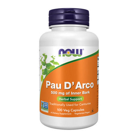 Now Foods, Pau D' Arco, 500 mg, 100 Caps Now Foods