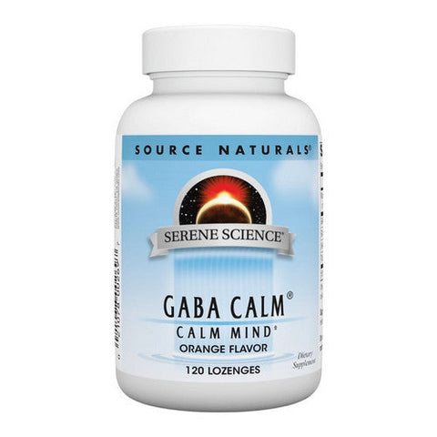 Source Naturals, Serene Science Gaba Calm Orange, 120 Tabs Source Naturals