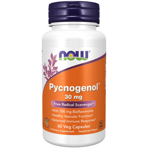 Now Foods, Pycnogenol, 30 Mg, 60 Veg Caps Now Foods