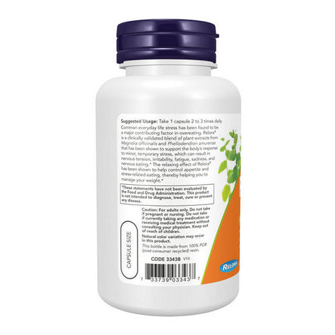 Now Foods, Relora, 300 mg, 120 Vcaps Now Foods
