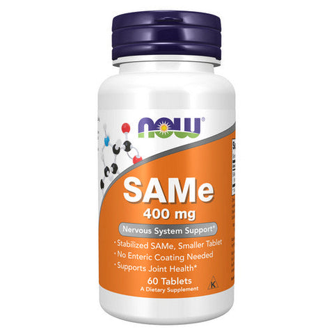Now Foods, Sam-E, 400 mg, 60 Tabs Now Foods